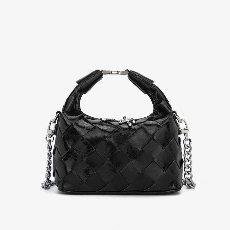 Nuova Borsa Tote Stile Xiaoxiang di Alta Gamma e Temperamentale, Nuova Borsa a Mano Intrecciata con Catena Versatile da Donna, Borsa a Spalla Singola/Crossbody
