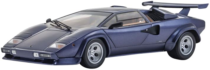 Kyosho Original Lamborghini Countach LP5000 Quattrovalvole Dark Blue Finished Model KS08320DBL 1/18