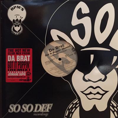 Disque 12 pouces DA BRAT, JERMAINE DUPRI - Got It Poppin' (Remixer) 82876539141PROM So So Def 2003 US Rap & Hip-Hop/R&B Occasion
