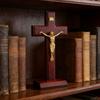 Tabletop Wall Mount Religious Decoration Religious Christian Standing Crucifix Prayer Religious Gift Enduring