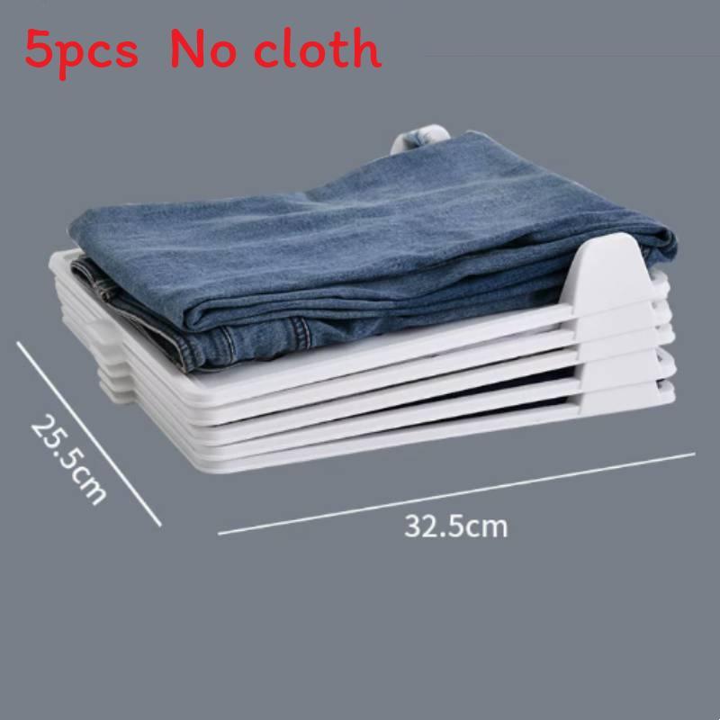 Clothing Organizer Foldable Storage Shelf For Home Wardrobe With Layered Design