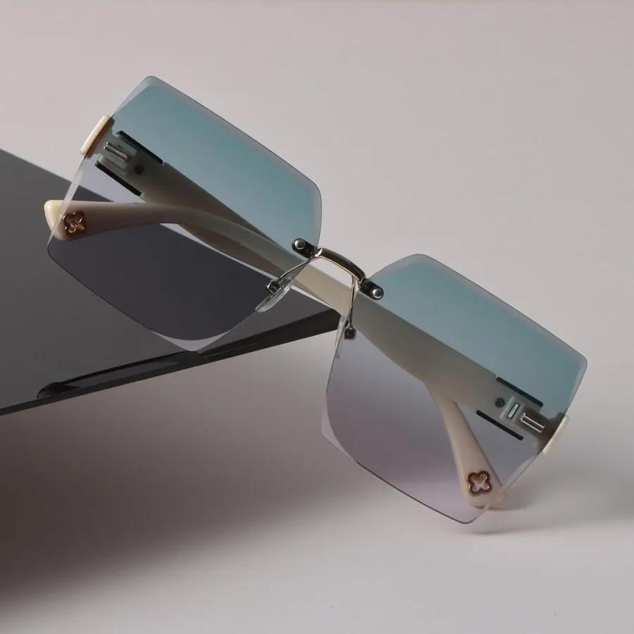 Sonnenbrille Damen Mode Herren Quadratisches Design Sonnenbrille Vintage Weiblich Männlich Kunststoffrahmen Stilvoll