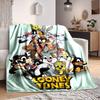 1 Stück Looney Tunes Charaktere Flanell Überwurfdecke Leicht Weich Warm Ganzjahresdecke für Sofa, Bett, Reise, L1029010