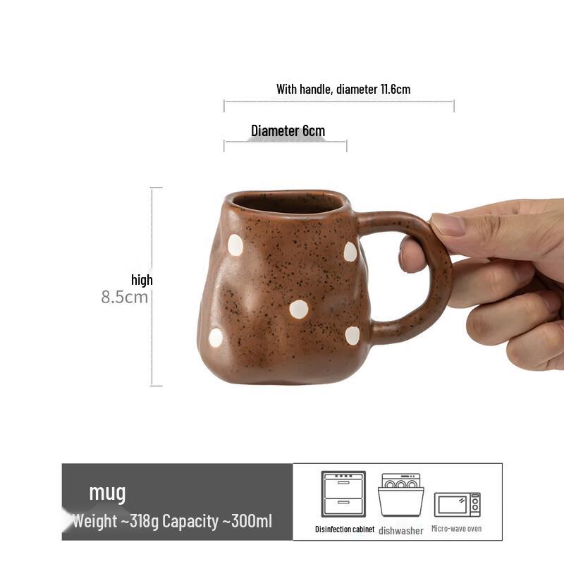 Shangqi Creative Retro Bone China Mug