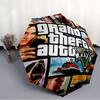 1ks GTA deštník, ochrana proti slunci a UV záření. Má osm pevných žeber pro venkovní použití a je dokonalým svátečním dárkem