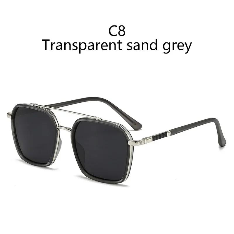 

Brand Classic Pilot Square Sunglasses Metal Frame Men s Driving Male Sun Glasses Eyewear UV Blocking Luxury SHOW AS PICTURE