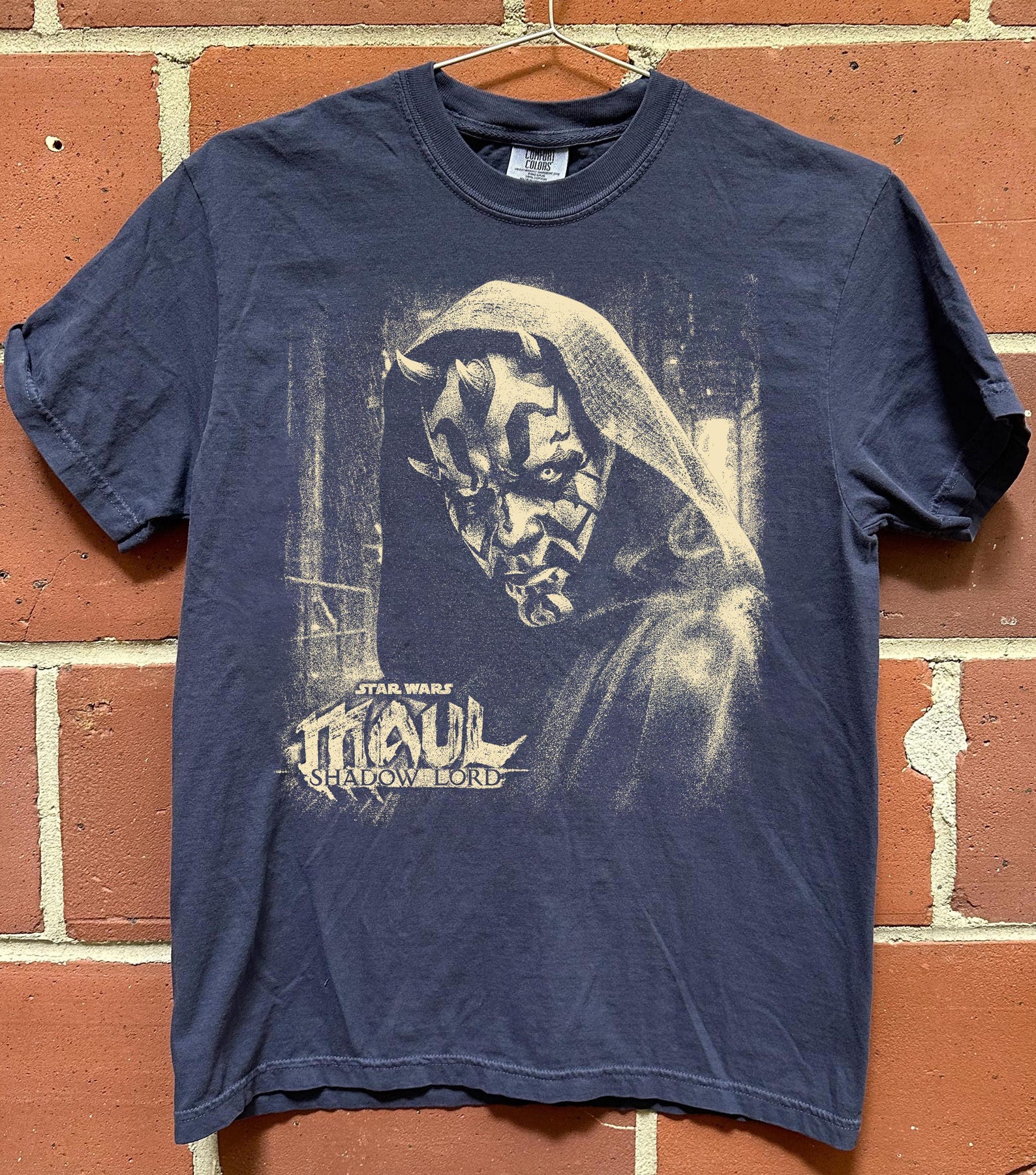 Vintage Darth Maul Shirt, Star Wars Maul Shadow Lord Graphic T-Shirt, Retro Sith Lord Tee, The Phantom Menace Tee, Star Wars Gift for Fan S