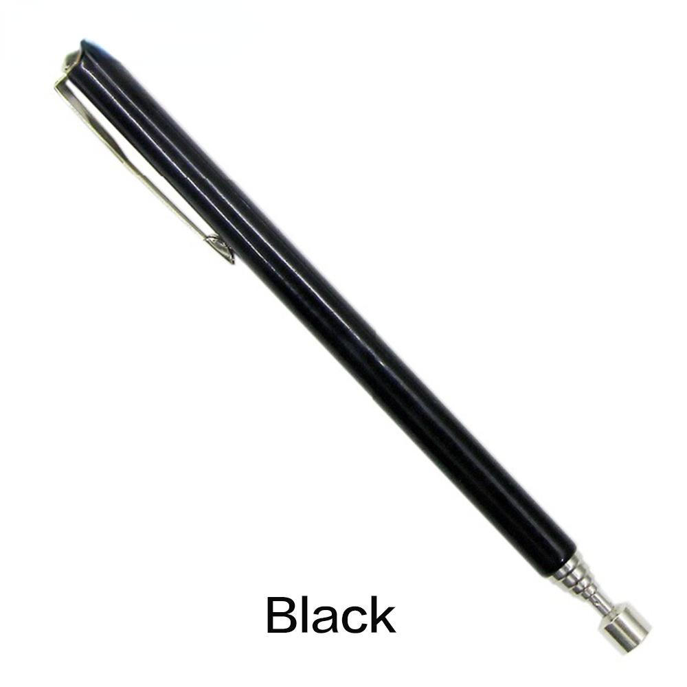 

Мини-портативная телескопическая магнитная магнитная ручка, удобный инструмент, емкость для захвата гайки, болта чёрный
