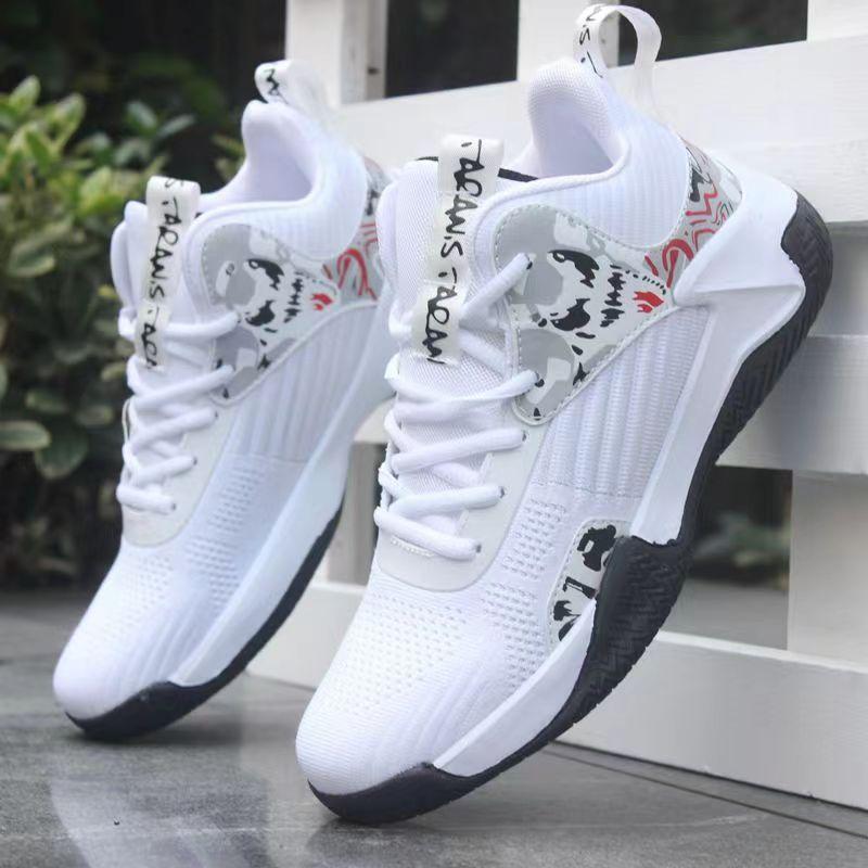High-top Men's Shoes Spring New Versatile Breathable Shoes Student Sports Shoes Basketball Shoes