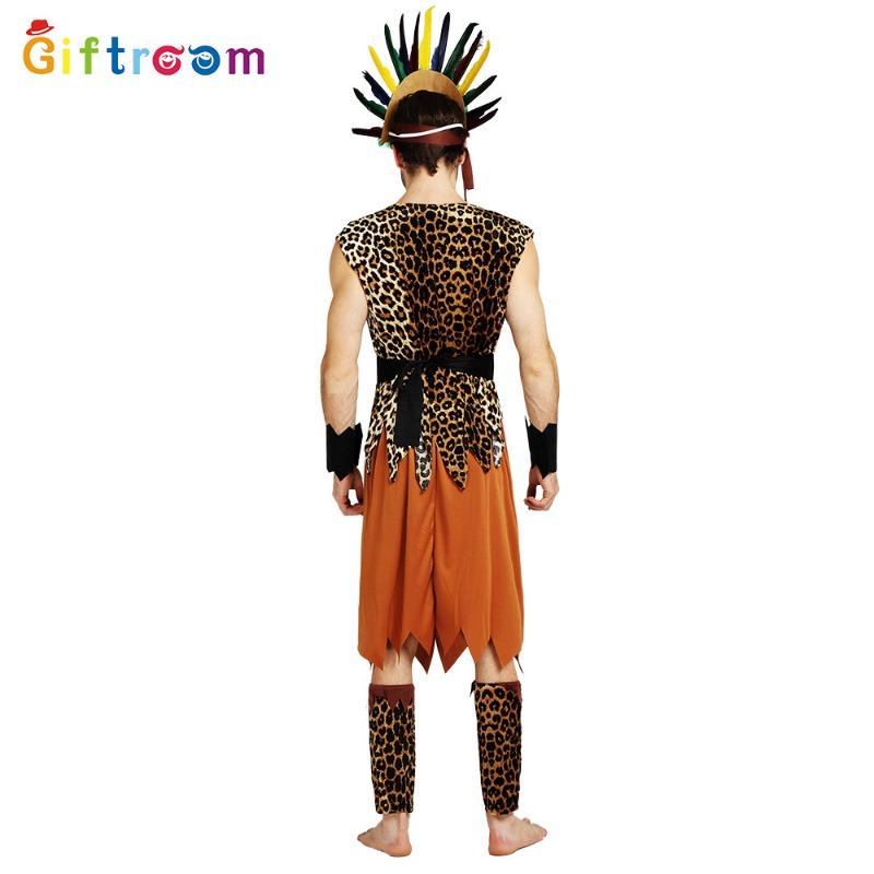 Halloween Masquerade Flintstones Indians Native Dress Couple Sasquatch Funny Dress