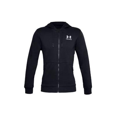 Rival Fleece Amp Felpa con Cappuccio e Zip Intera Giacca da Allenamento con Logo Uomo giacche Nero 1357113-001