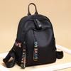 Womens Oxford Fabric Backpack Large Capacity Street Style School Bag With Padded Straps Multi Compartment