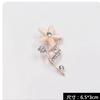New Alloy Brooch High-end Niche Women's Peony High-end Pin Coat Suit High-end Versatile Brooch