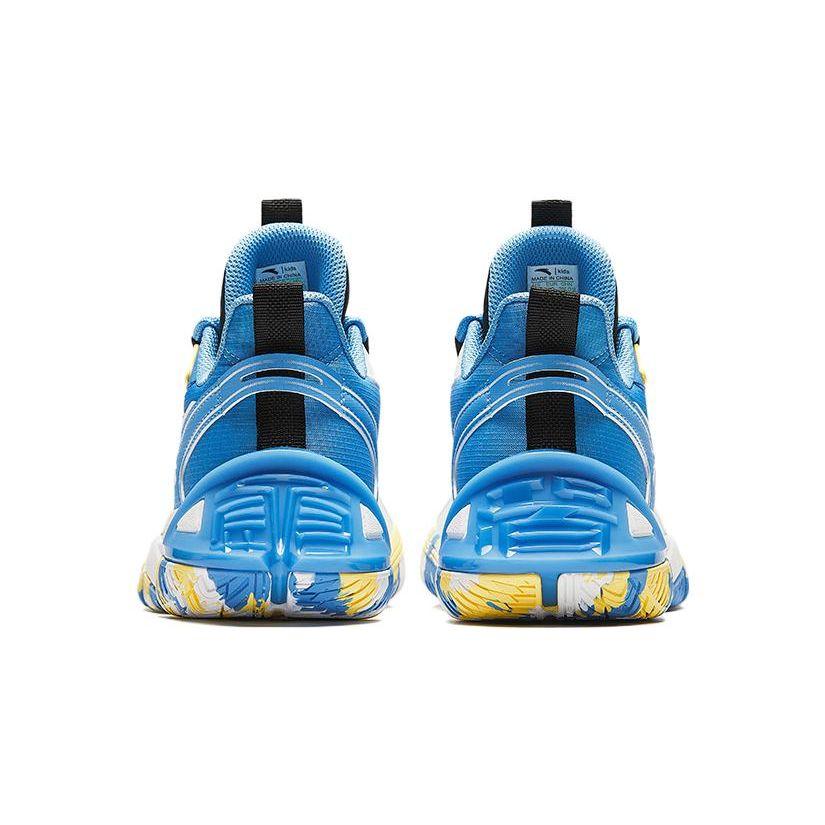 Anta Comfortable Versatile Non-Slip Durable Low-Top Kids Basketball Shoes Kids sneaker Blue White A312411104-1