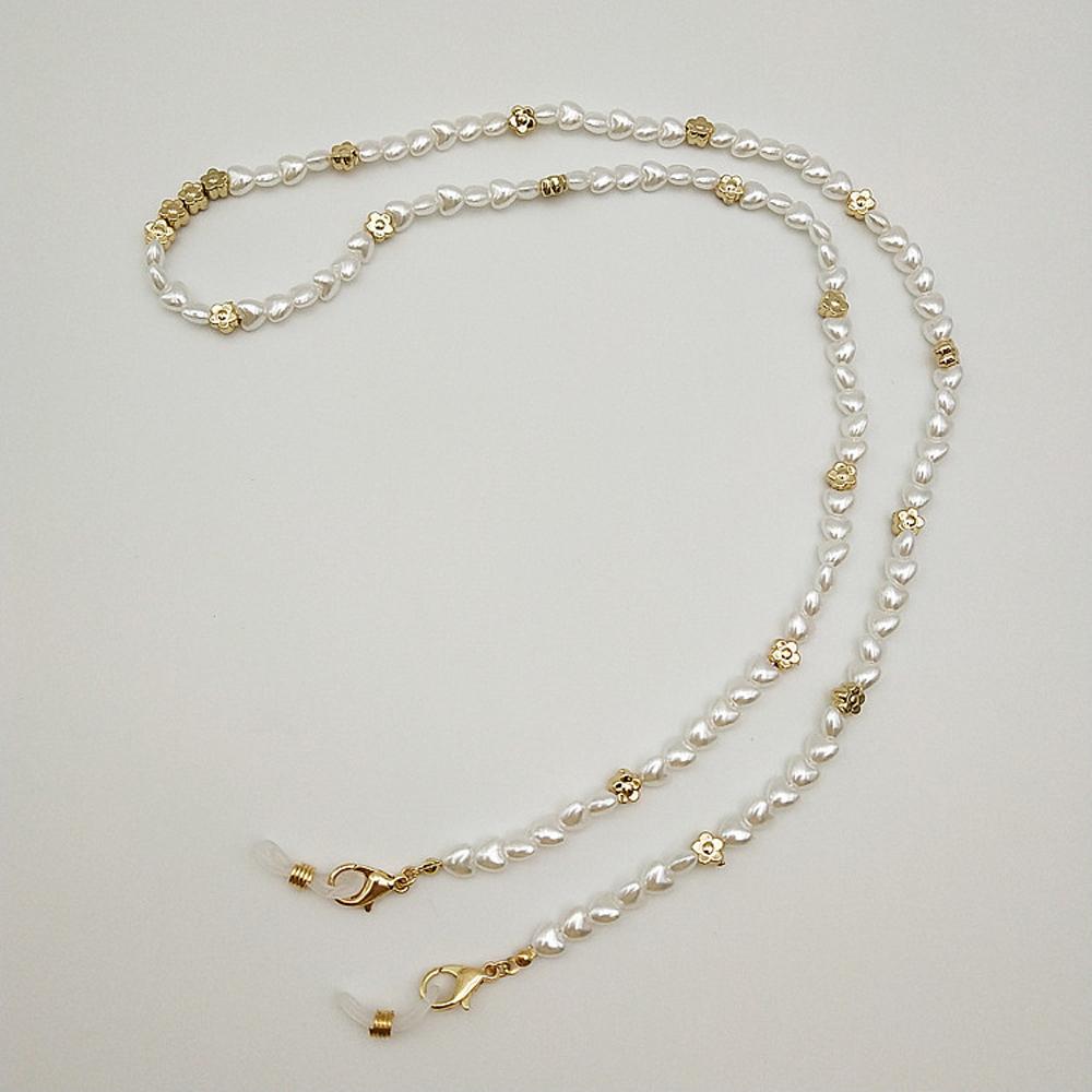 Women Eyewear Jewelry Metal Men Reading Glasses Chain Face Mask Necklace Glasses Clips Pearl Chain