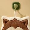 Animal Themed Kids Hand Towels Soft Absorbent Polyester Quick Drying for Kitchen and Bathroom
