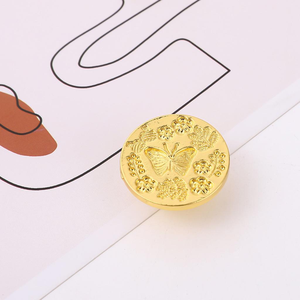 Yousheng Wax Seal Stamp Set Sealing Wax Stamp Heads with Wooden Handle Multiple Patterns Wax Seal Stamp Set for Letter Greeting Cards Gifts Decoration