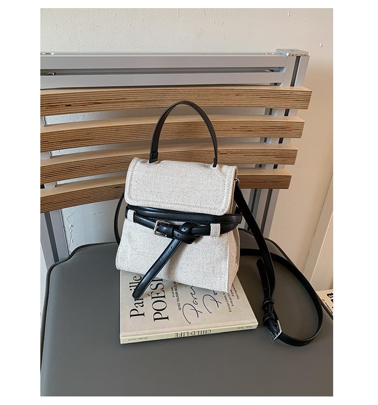 

Высококачественная новая сумка 2025, модная холщовая сумка через плечо, сумка-мессенджер, модная сумка через плечо с ремешком, женская чёрный