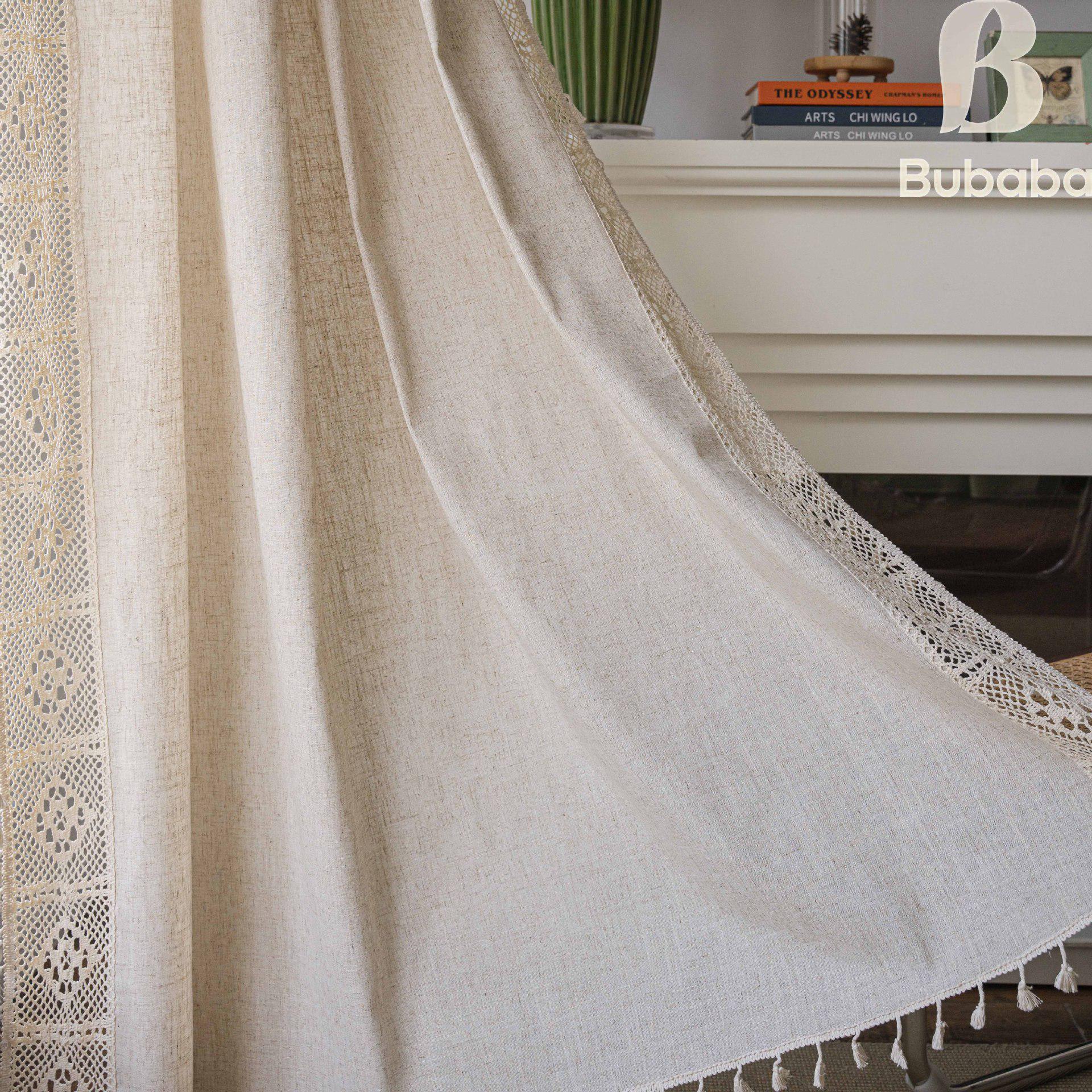 

В язані гачком клаптеві штори: Короткі двері, Перегородка для кімнати, Еркер та Кухонні стилі 150*280 (970g)