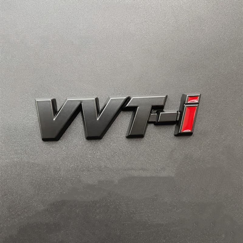 3D Metal VVT-i Logo VVTI Letters Car Fender Emblem Trunk Badge For Toyota RAV4 Corolla Hilux Yaris VVTI Sticker Accessories QA2