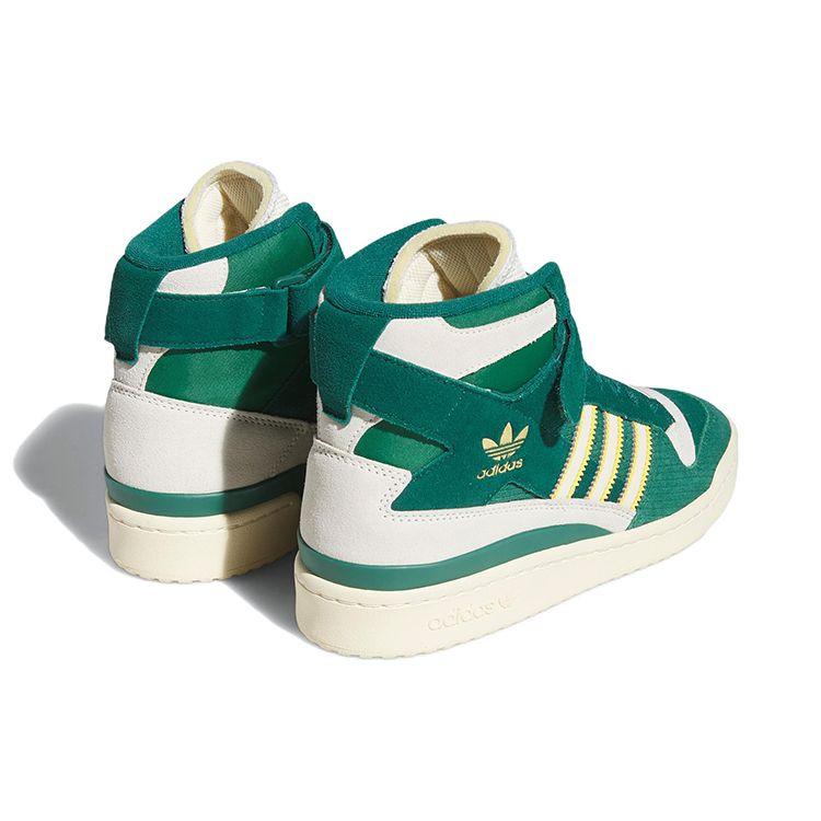 Adidas Forum 84 High Collegiate Green Unisex Sneakers Kremhvit Dristig-Gull FZ6301