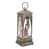 Christmas Snow Globe Lantern Warm White Musical Water Glittering Light for Christmas Commemorative Gift