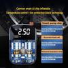 Cordless Tire Inflator Portable Air Compressor 150PSI Low Noise Portable Tire Air Pump For Motorcycle Bike Ball