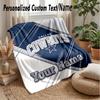 Dallas Cowboys Personalizowany Koc Flanelowy Nadrukuj Swoje Imię Tekst Miękki Ciepły Koc Prezent Świąteczny