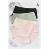 Women S Cotton Underwear Bowknot Cute Antibacterial Solid Color Breathable