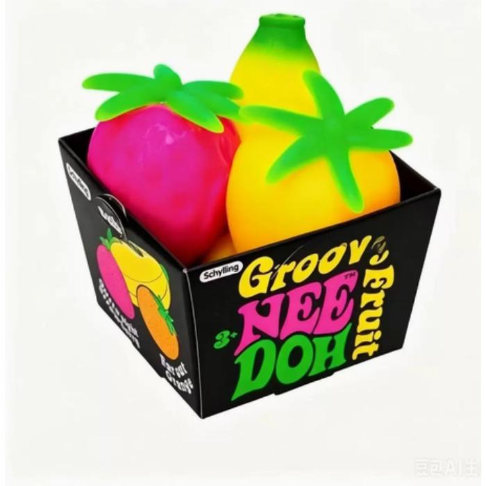 Schylling NEEDOH Cool Cat Squishy Toys Slow Rise Stress Relief Ball Sensory Fidget Toys for Adult Kids Anti-Anxiety Sensory Toys