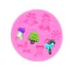 Food Grade 3D Christmas Tree/Bell/Snowman/Snowflake/sock Shape Silicone Mold Cake Decorating Tool
