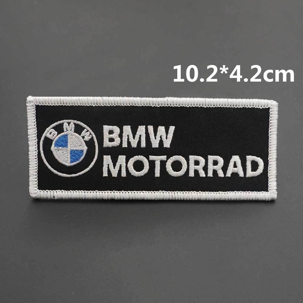 Motorcycle Car Sticker Velcro Leather Vest Back Patch Decoration DIY Embroidered Cloth Patch For BMW F34 F10 F20 F48 F39 F30 F25 MO8