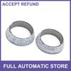 Universal Auto Cone Shape Exhaust Muffler Graphite Donut Seal Gasket Header 2Pcs