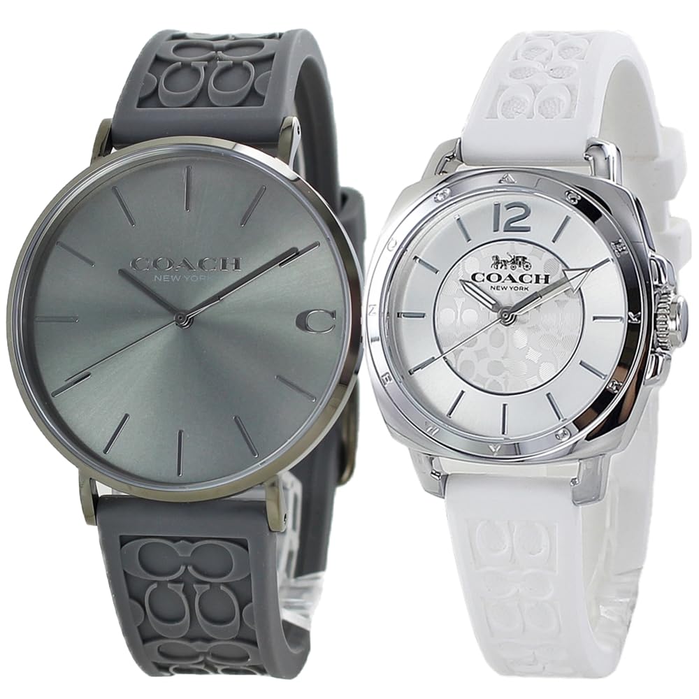 

Watch Genuine Pair Box with Shopper Pair Watch Silicone Strap [Coach] Men s Women s 1460263514503146-coach-peabox [Item]