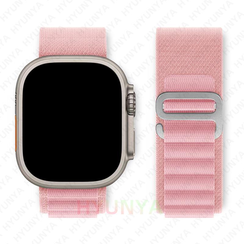 Alpine Λουράκι για Apple Watch Band Σειρά 10 9 8 7 SE Ultra 2 41mm 42mm 45mm 46mm 49mm 40mm 44mm IWatch Correa Λουράκι Ρολόι Βραχιόλι