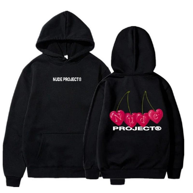 D11-Cotton-containing blended men's and women's versatile sweater fashion long-sleeved street fashion loose hoodie