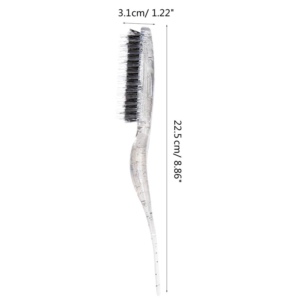 Fashion Hairdresser Detangling Comb Pointed Tail Pin Anti-static Hair Dye Style Rat Tail Brush Hair Styling Beauty Tools
