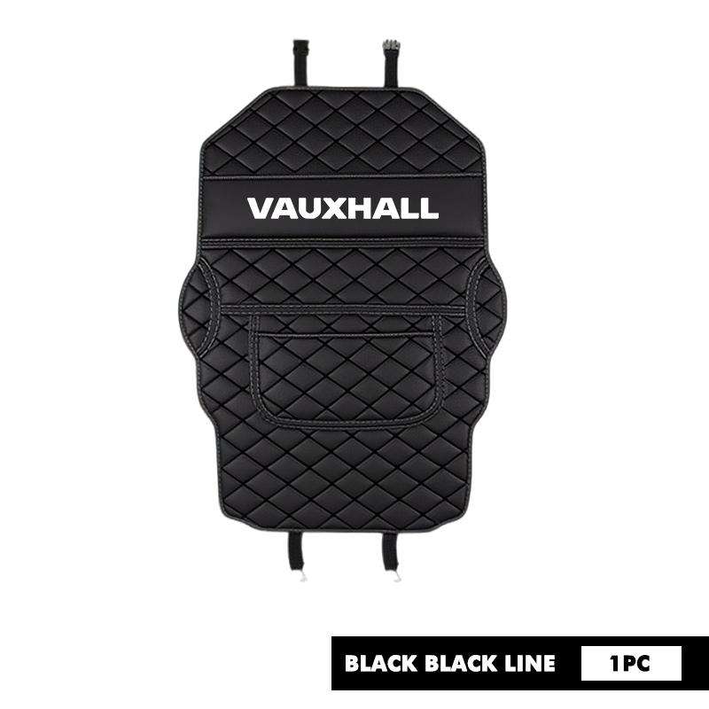 Leather Car Seat Back Protector Kick-Proof Anti Slip Child Mat For Vauxhall Vivaro Corsa VXR8 Insignia Zafira Astra Tigra