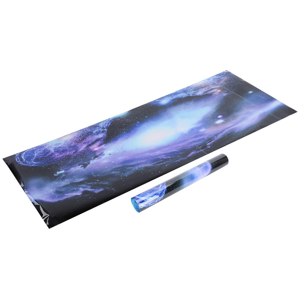 Aquarium Landscape Sticker Poster PVC Fish Tank Painting Sticker Universe Stars Decor