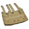 Military Fan Tactical Vest Molle Triple Pouch - Multifunctional Accessory & M4 Magazine Pouch