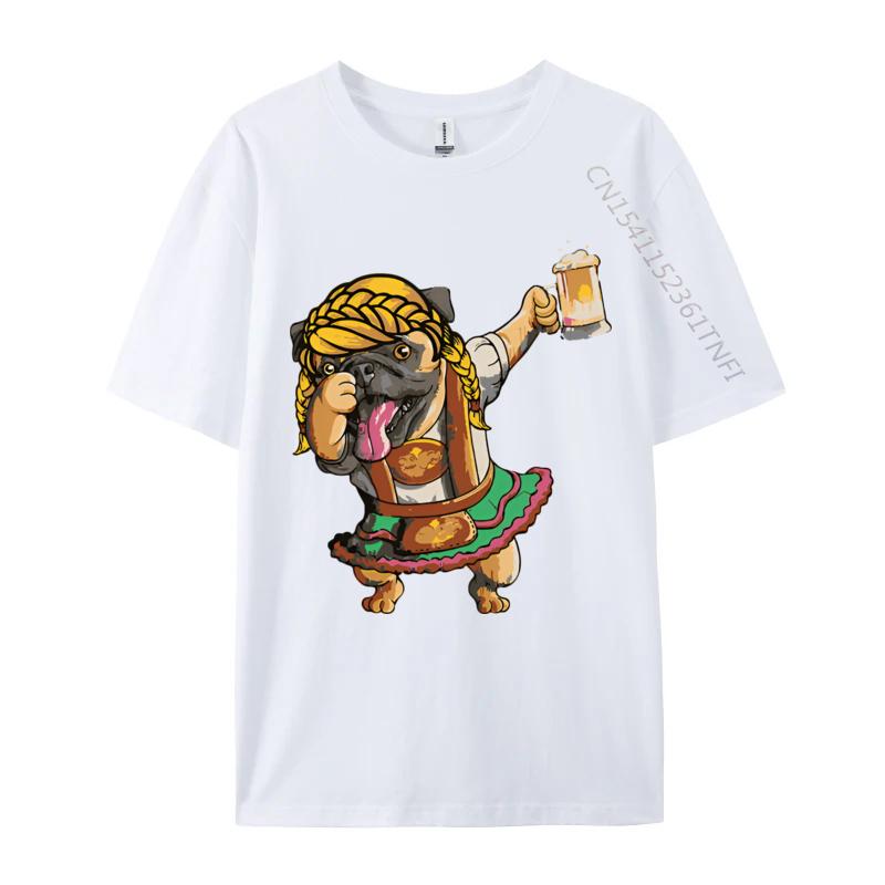 

Novelty Dabbing Pug Funny leder hosenoktober Tshirt Funny Tees for Boys Family Top Tshirts Simple Style Graphic Tee Cotton S