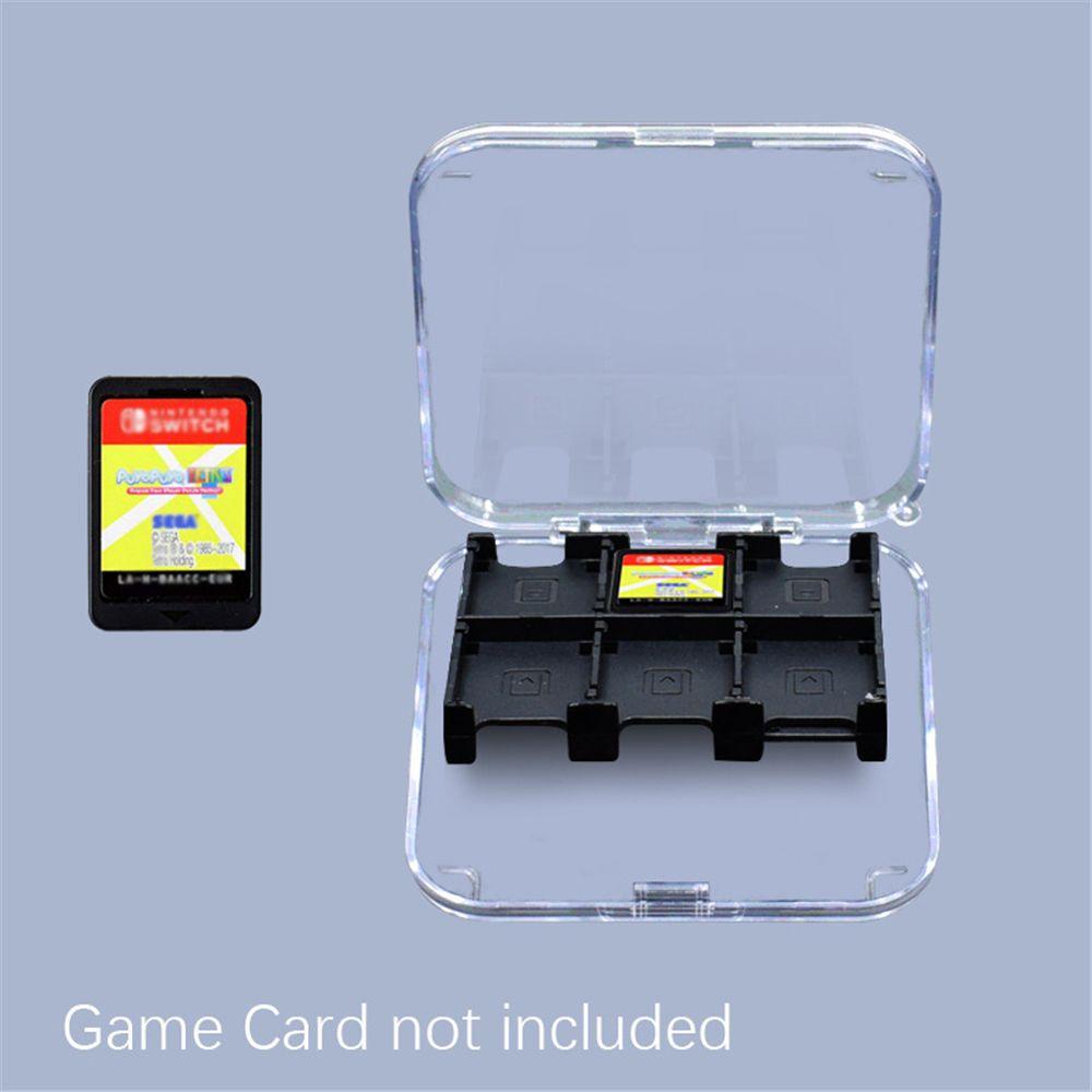 New Box Anti-lost Rope Clear 12 Game Cartridges Game Card Case Storage Holder For Nintendo Switch