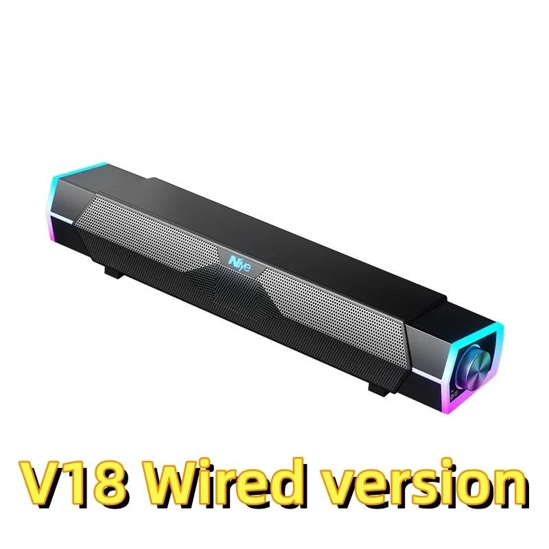 Computer TV Assisted Wired Bluetooth Computer Speaker 4D Surround Sound Desktop Speaker Laptop Speaker Box HIFI Stereo Subwoofer