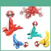 Mechanical Dolphin Rotating Toy With Chain Link Top Ball For Kids Learning And Interactive Play