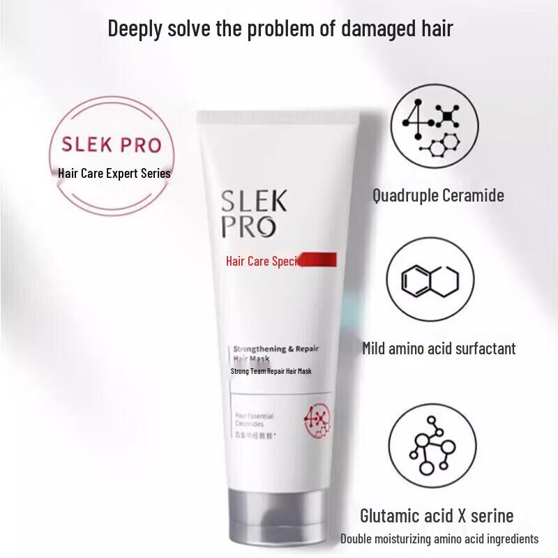 SLEK Strengthening Repair Hair Mask & Conditioner