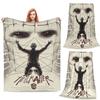 Hellraiser Horrorfilm Decken Weiche Warme Flanell Überwurfdecke Plüsch für Bett Wohnzimmer Picknick Reise Zuhause Sofa