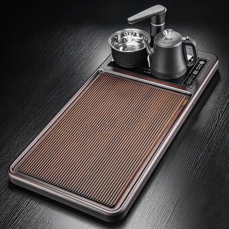 Automatic Gongfu Tea Set with Bamboo Tray