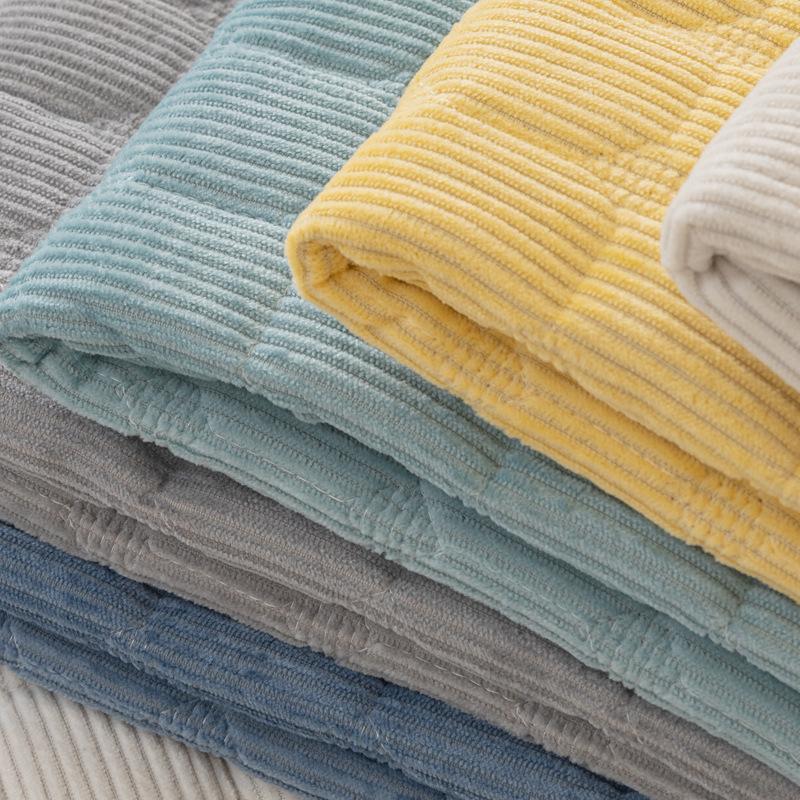 Plush Sofa Cushion Warm Heart Fabric Cushion Non-Slip Simple Modern European Style Sofa Cover Slipcover Layered Cover Cloth