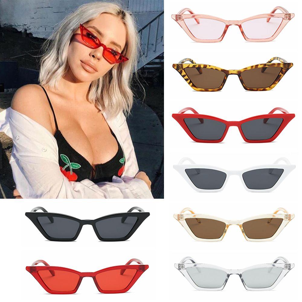 

Glasses Eyewear UV400 Cat Eye Vintage Small Frame Sunglasses Color 4