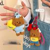 Soft Bear Plush Doll Keychain Collection Plushies Doll Cute Animal Plush Keychain Ins Dog Plush Keyring Pendant